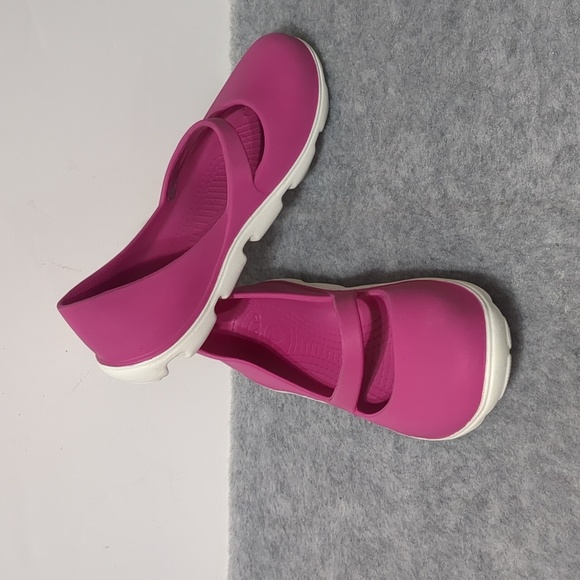 Women’s Crocs Duet Sport Mary Jane  Fuchsia Pink size 10 - Picture 3 of 6